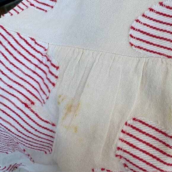 Womens Pearl & Caviar Cream, Red Design Cap Sleeve Dress XS/S - Picture 8 of 8